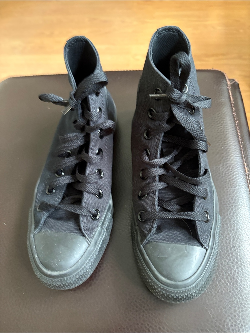 Converse All Star Boys Black High-Top Sneakers